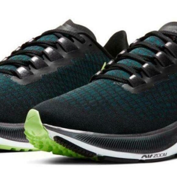 NEW NIKE Air Zoom Pegasus 37 Black Green Eggplant trim 8 US 41 EUR main image 5